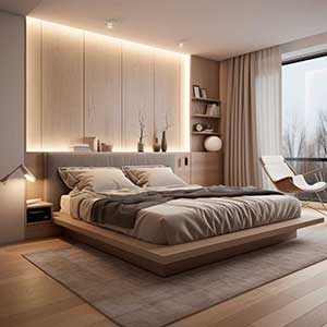نمونه دیزاین اتاق خواب
