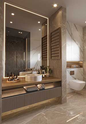 نمونه دیزاین سرویس بهداشتی