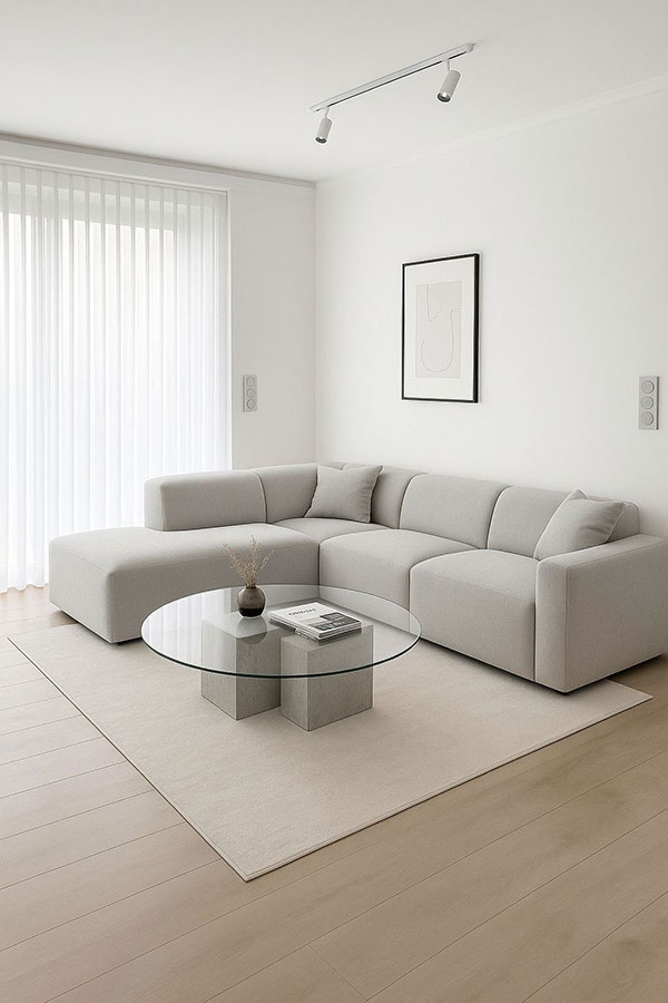 نمونه ای از بکارگیری از رنگ سفید سبب ایجاد حس تمیزی و مدرنیته، برای فضاهای کوچک ایجاد می کند