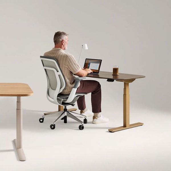 نمونه ای از میز قابل تنظیم و صندلی ارگونومیک