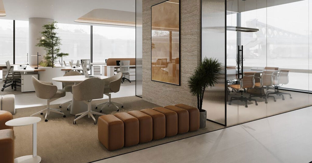 عکس شاخص مقاله طراحی دکوراسیون فضای اداری برای تقویت برند
