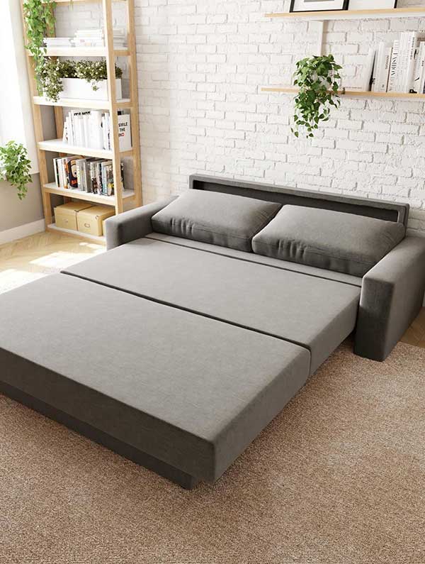 نمونه ای از مبل تخت خواب شو در آپارتمان های کوچک