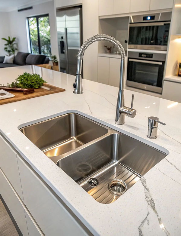 سینک زیر کورینی