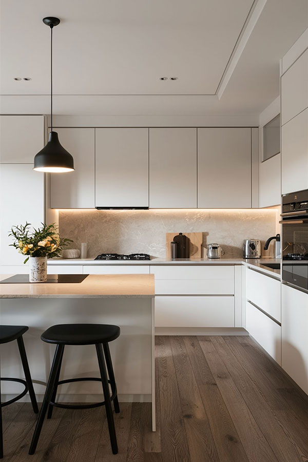 انتخاب درست سبک، رنگ، نورپردازی و چیدمان آشپزخانهکوچک که به محیطی دلباز و الهامبخش تبدیل میکند