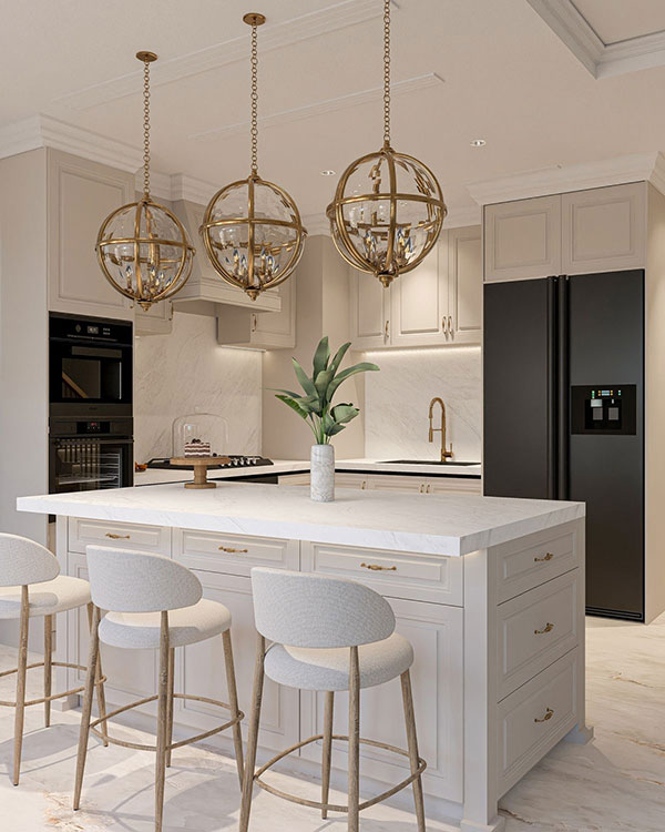 نمونه ای از آشپزخانه کلاسیک