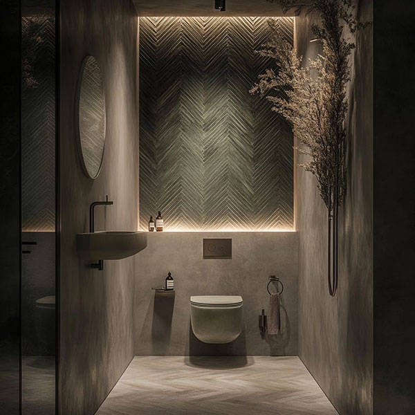 نمونه ای از بازسازی سرویس بهداشتی کلاسیک با تغییر کامل