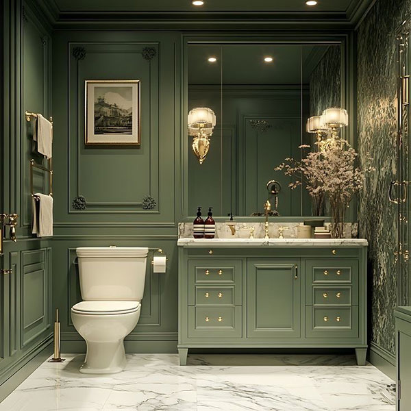 نمونه ای از بازسازی سرویس بهداشتی به سبک کلاسیک