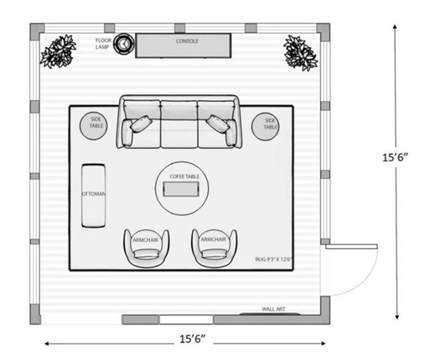اولین قدم بازسازی پذیرایی ، بررسی کامل فضا