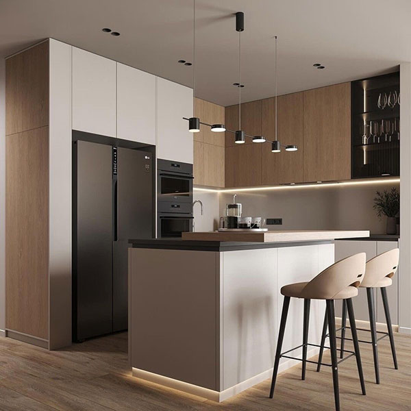 نمونه ای از آشپزخانه کاربردی