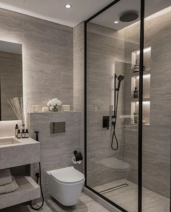 نمونه ای از حمام بازسازی شده