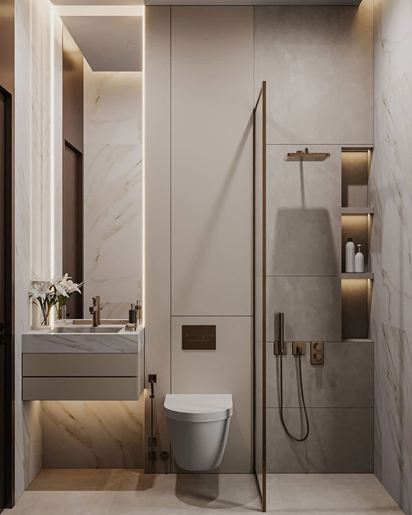 ایده برای بازسازی حمام