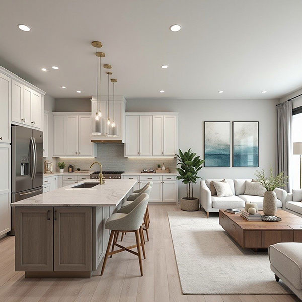 نمونه پذیرایی بازسازی و دیزاین شده