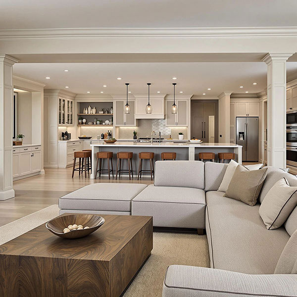 نمونه پذیرایی بازسازی و دیزاین شده