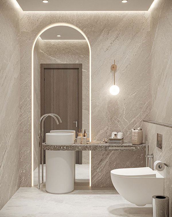 در هزینه بازسازی سرویس بهداشتی عوامل متعددی بستگی دارد