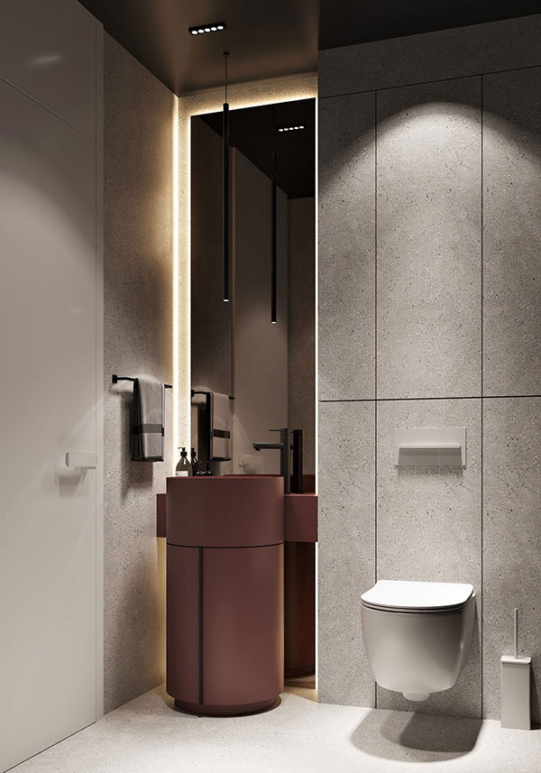 نمونه ای از بازسازی سرویس بهداشتی به سبک مدرن