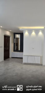 ورودی واحد - بعد از بازسازی خانه نسترن هروی