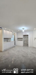 آشپزخانه - بعد از بازسازی خانه نسترن هروی