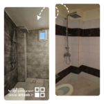 قبل و بعد بازسازی حمام - پروژه نسترن هروی