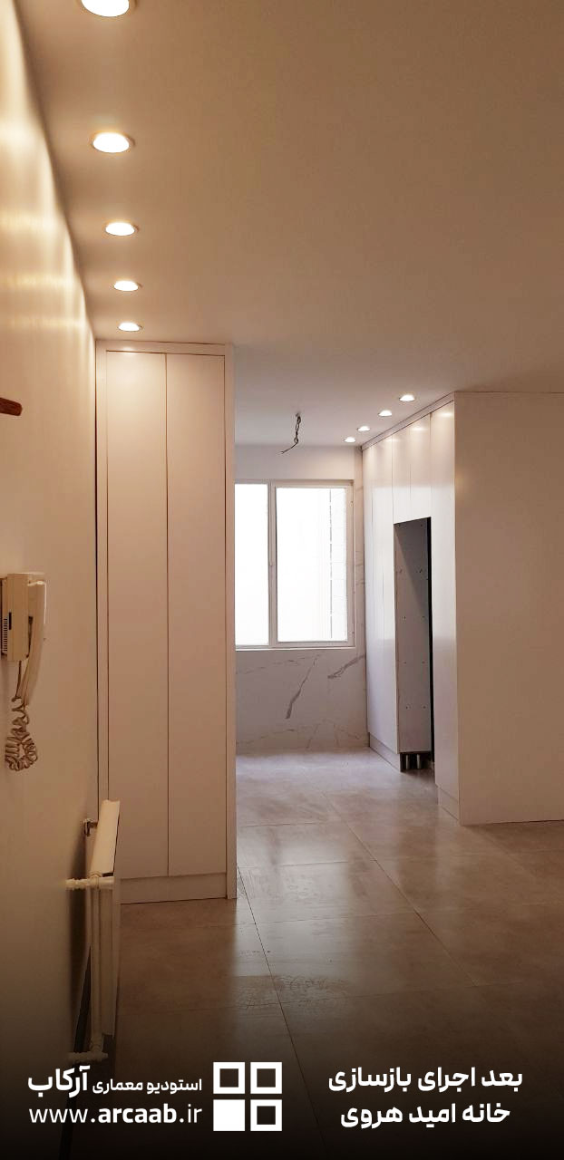 آشپزخانه - بعد از بازسازی خانه امید هروی