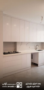آشپزخانه - بعد از بازسازی خانه امید هروی