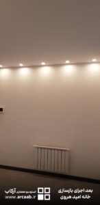 دیوار پذیرایی - بعد از بازسازی خانه امید هروی