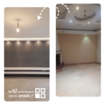 قبل و بعد بازسازی تی وی روم - پروژه امید هروی