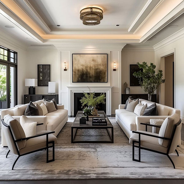 نمونه ای از ترکیب نور طبیعی و مصنوعی