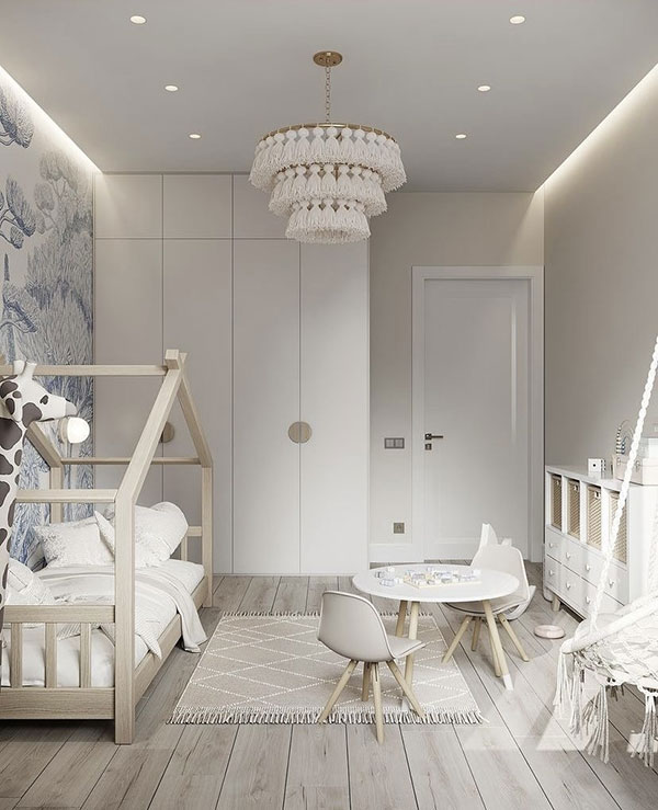 نمونه ای از ایدههای ساده دکوراسیون اتاق کودک