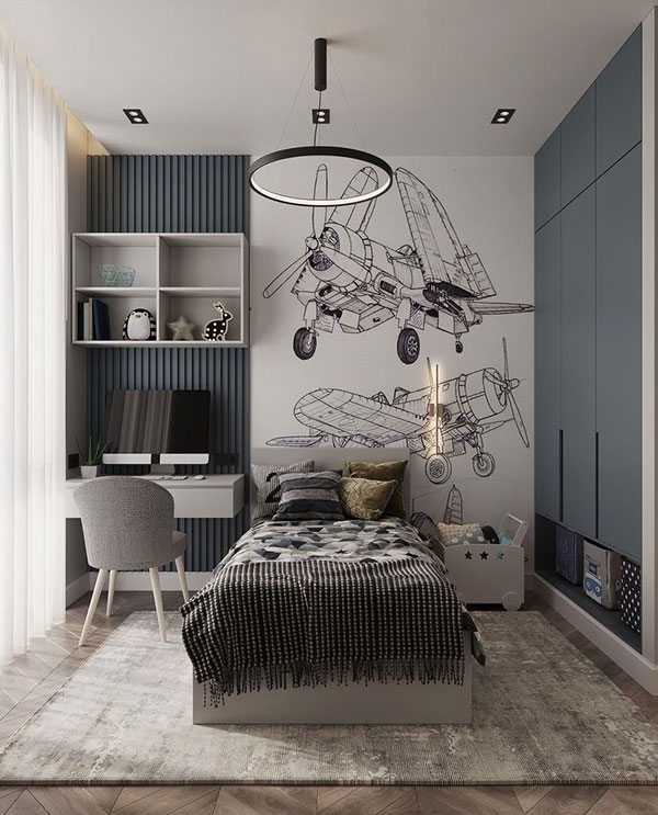 ایده شیک و خلاقانه دکوراسیون اتاق کودک