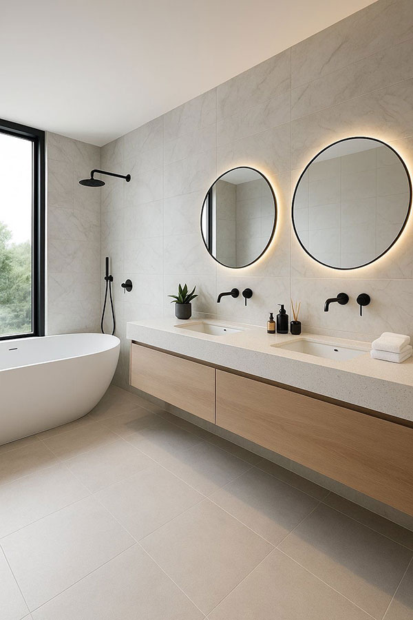 نمونه پیشنهادی برای کف حمام