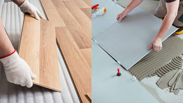 نحوه نصب لمینت و سرامیک