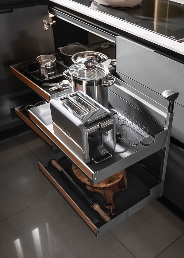 مجیک کرنر و افزایش کارایی کابینت‌ها