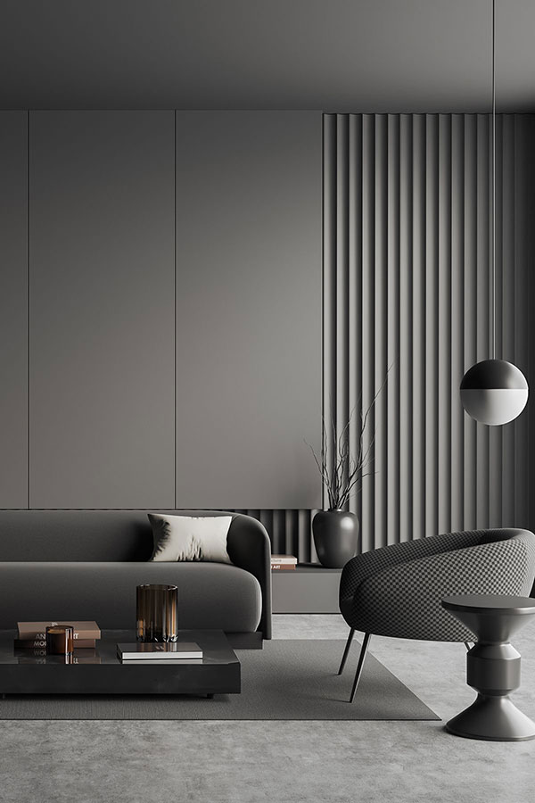 نمونه‌ای از ترمووال در بازسازی دیوار پذیرایی