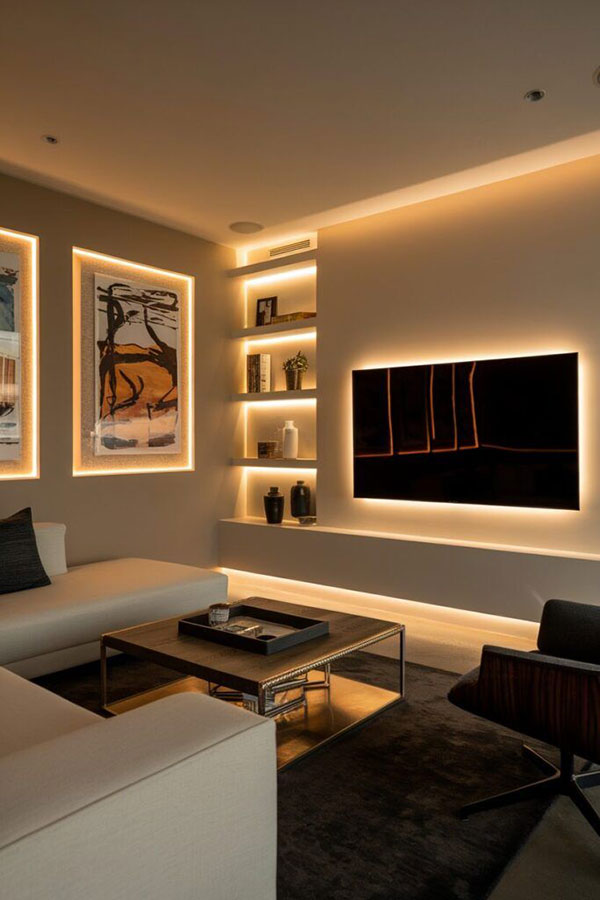 استفاده از نور مخفی در خانه، تلفیقی از زیبایی و عملکرد